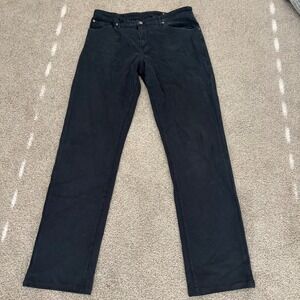 SMN Denim The Hunter Standard Slim Jeans Mens 36x32 Blue Straight Leg Stretch